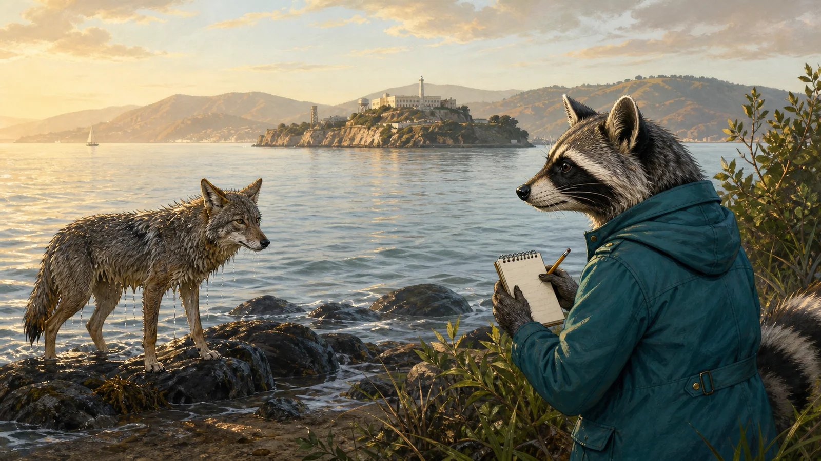 DNA Says the Alcatraz Coyote Took the Two-Mile Route to Prison