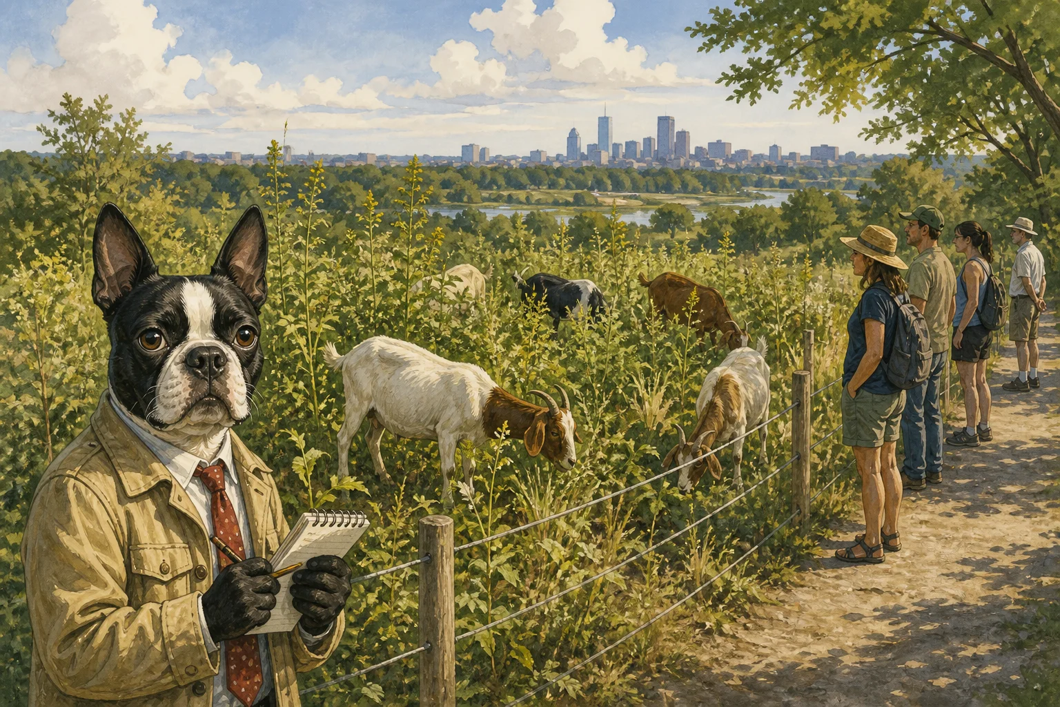 This Wildlife Refuge Has Put Goats on the Landscaping Team, and the Lunch Plan Is Invasive Plants